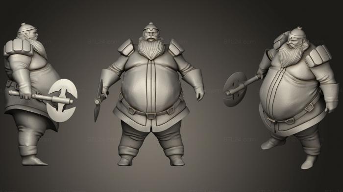 Figurines heroes, monsters and demons (Volstag, STKM_0555) 3D models for cnc